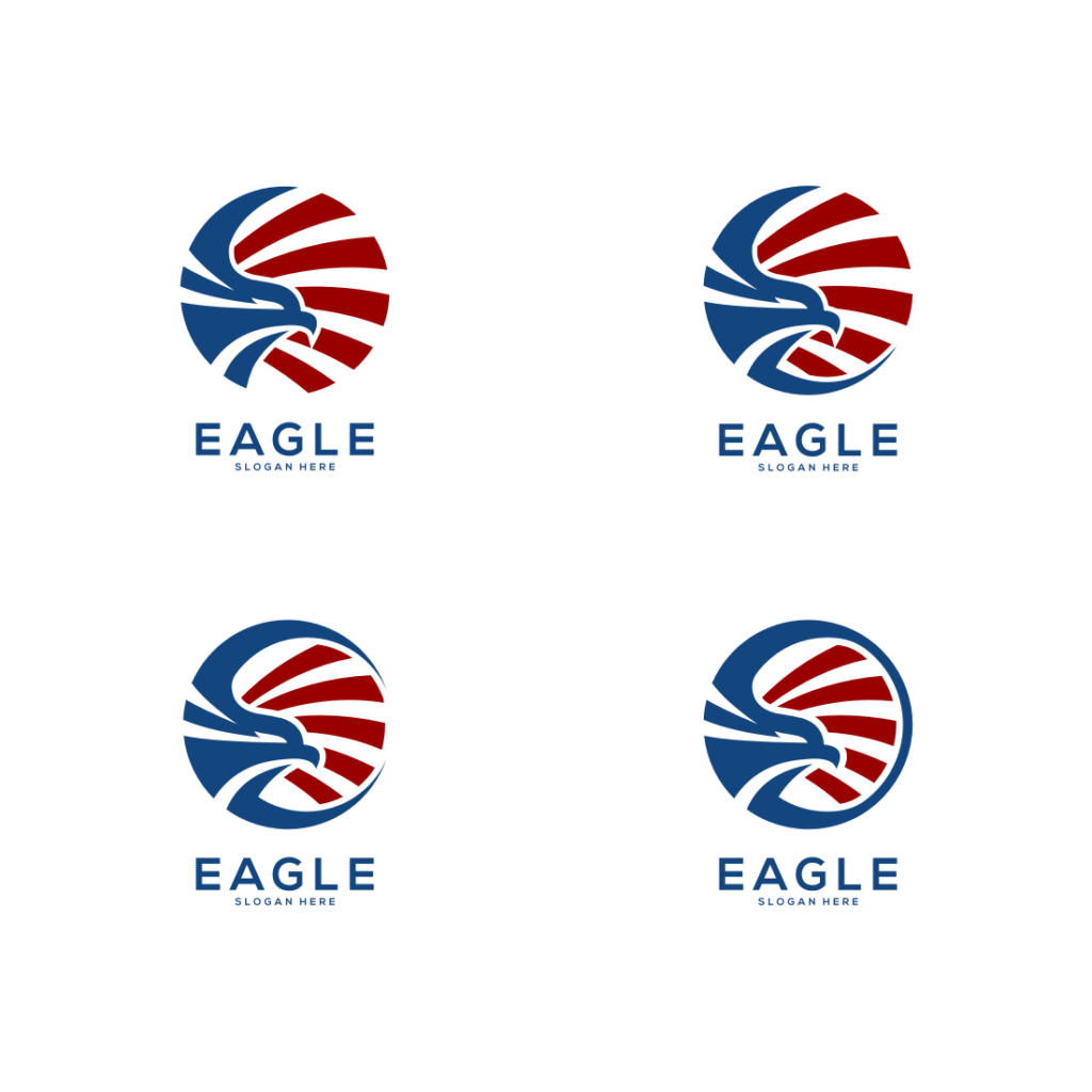Set of Eagle Logo Vector Symbol - MasterBundles