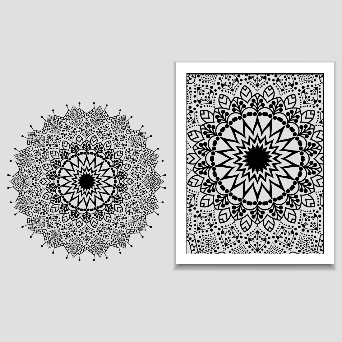 Mandala, Abstract Tibetan Flower Background. Indian Medallion Pattern.