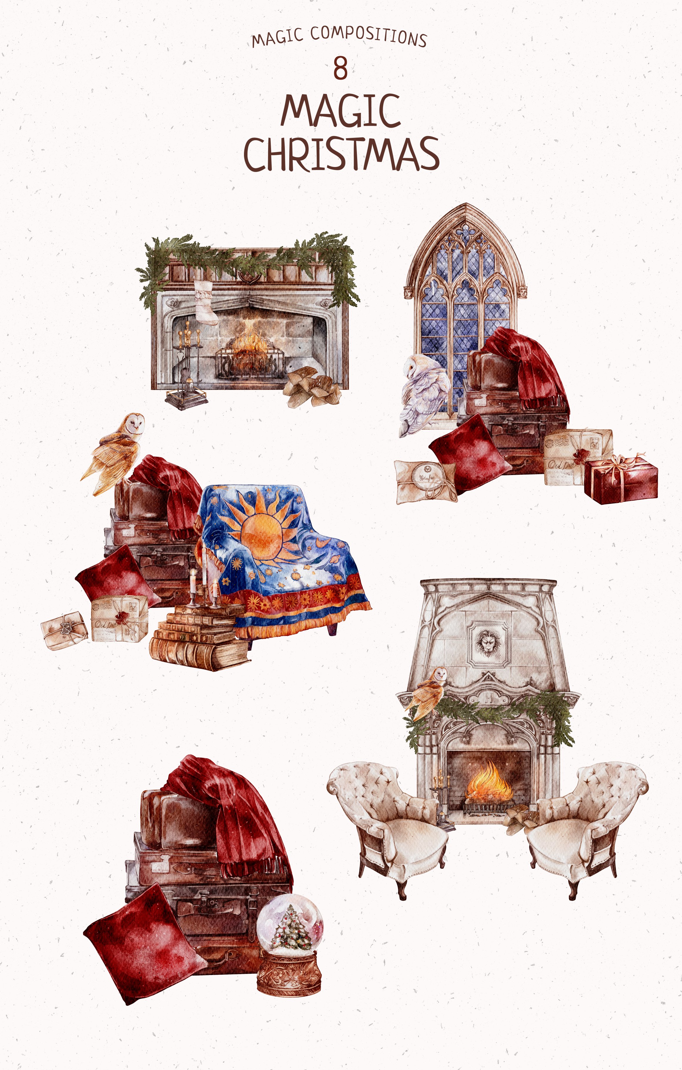Magic Christmas Collection items preview.
