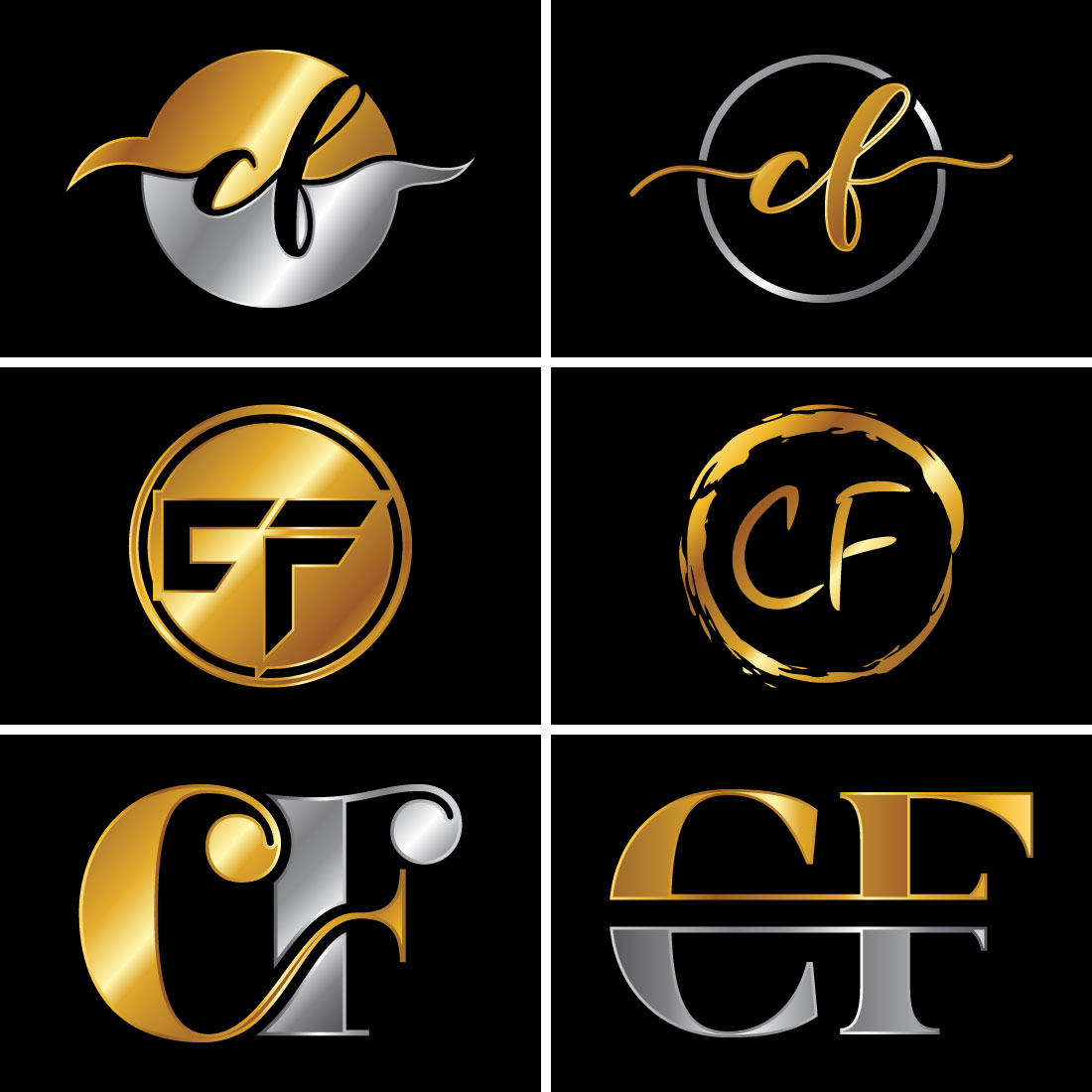 Letter cf logo hi-res stock photography and images - Alamy