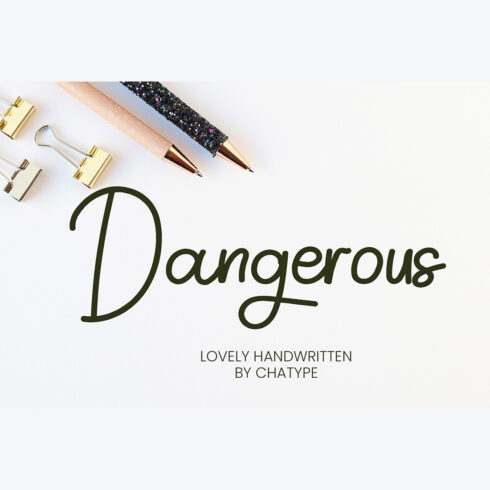 Font Script Dangerous cover image.