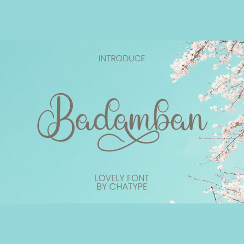 Adorable Badamban font cover