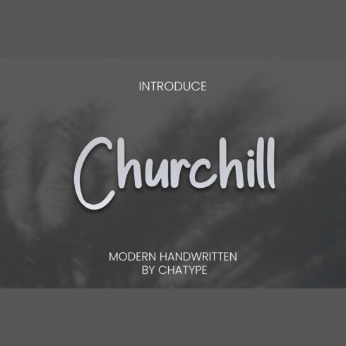 Amazing Churchill font cover