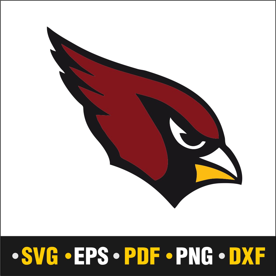 Arizona Cardinals SVG, PDF, PNG, DXF, EPS