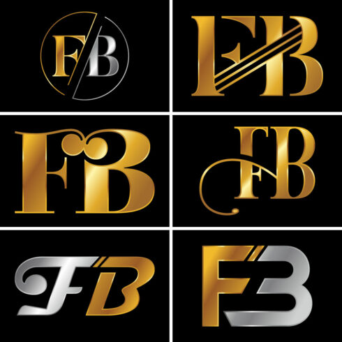 Initial Letter F B Logo Design Vector Template. Graphic Alphabet Symbol For Corporate Business Identity.