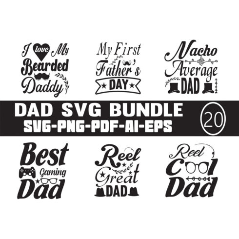 Dad SVG Designs Bundle - cover.