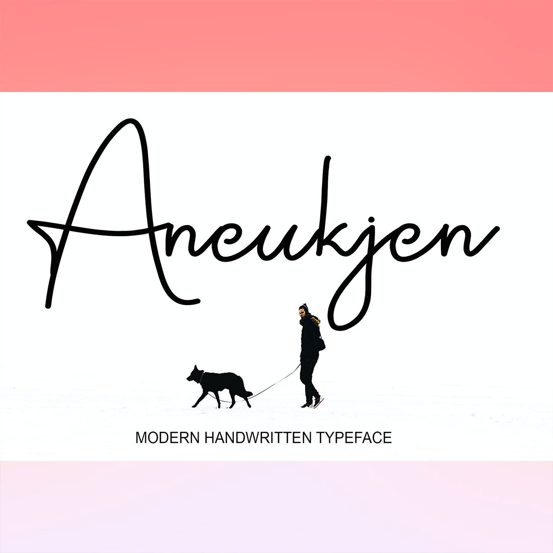 Aneukjen Signature Font main cover.
