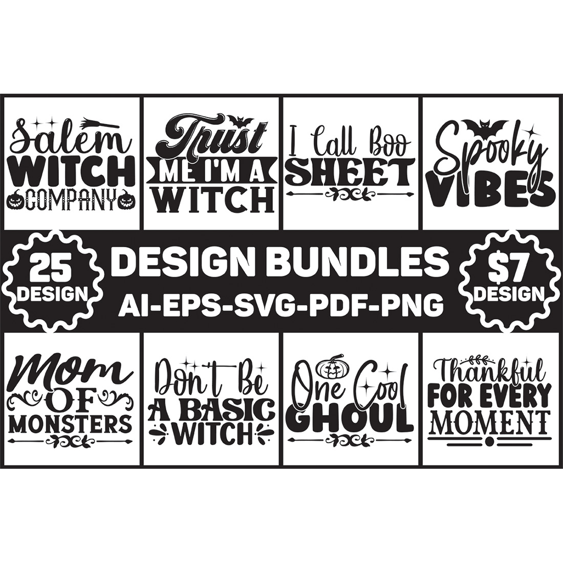 Halloween Design Bundle main cover