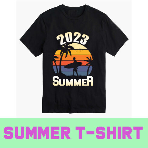 Summer T-Shirt Design cover image.