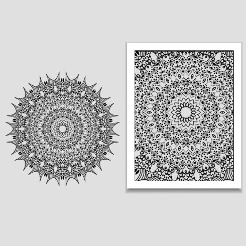 Luxury Mandala Background For Book Cover, Wedding Invitation, Or Other Project.
