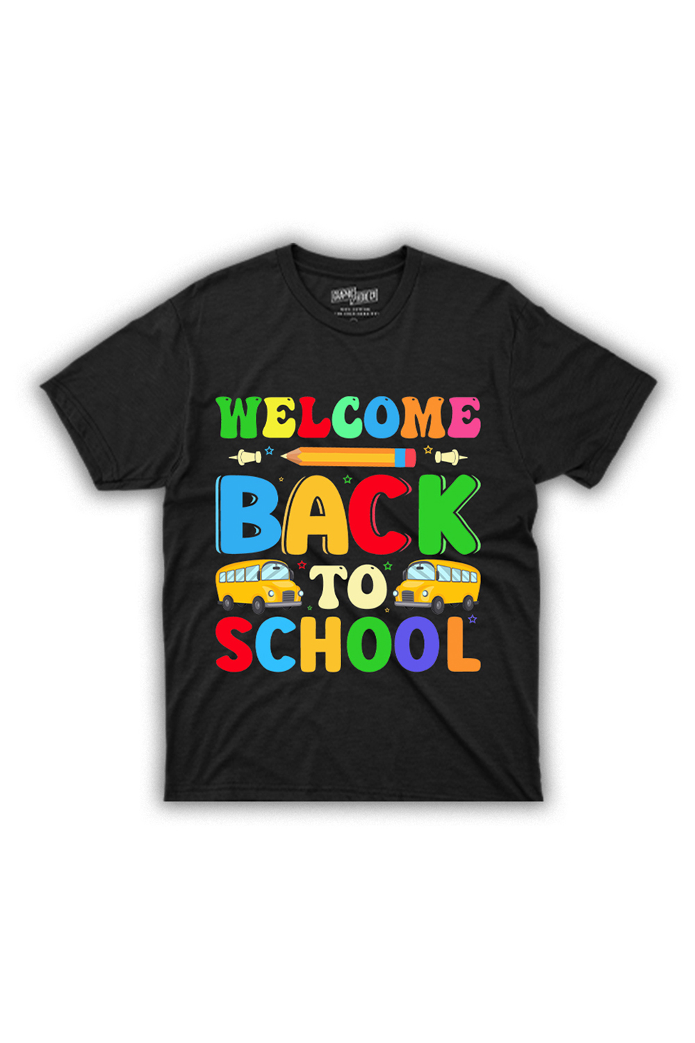 Image of a T-shirt with the enchanting inscription Welcome Back To School