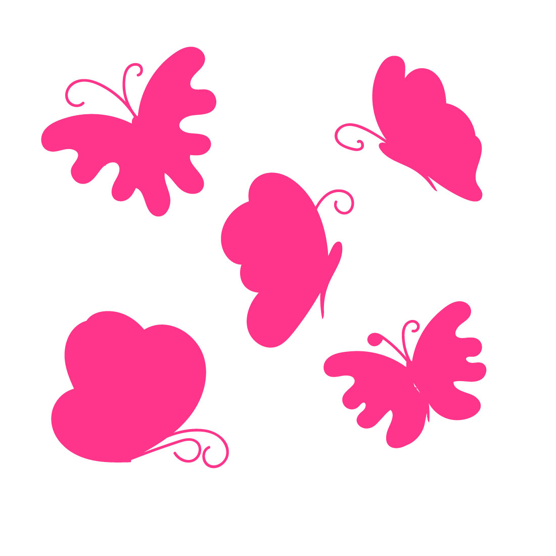 Butterfly Line Art SVG Bundle main cover