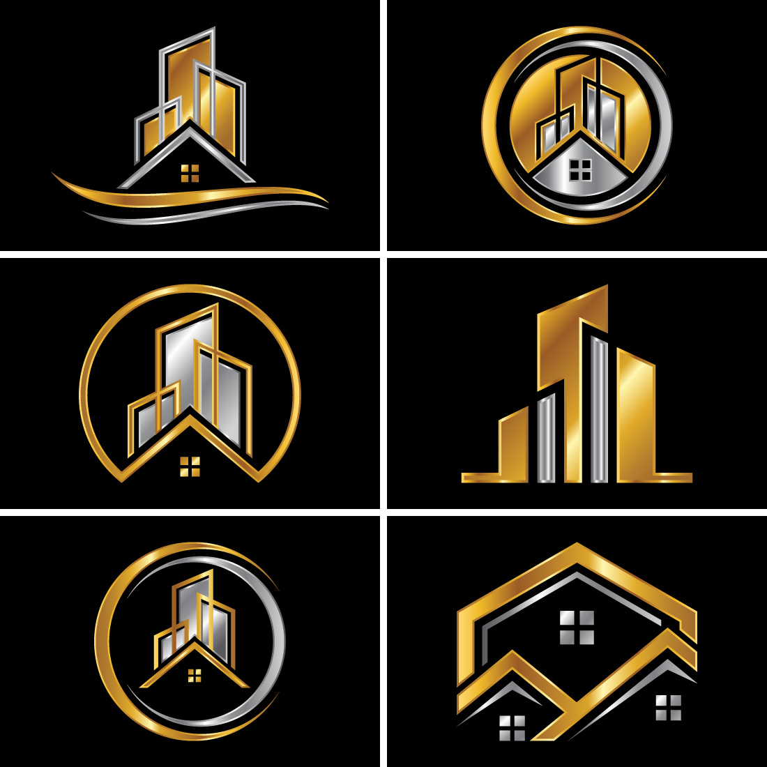 Real Estate Logo Designs Concept main cover