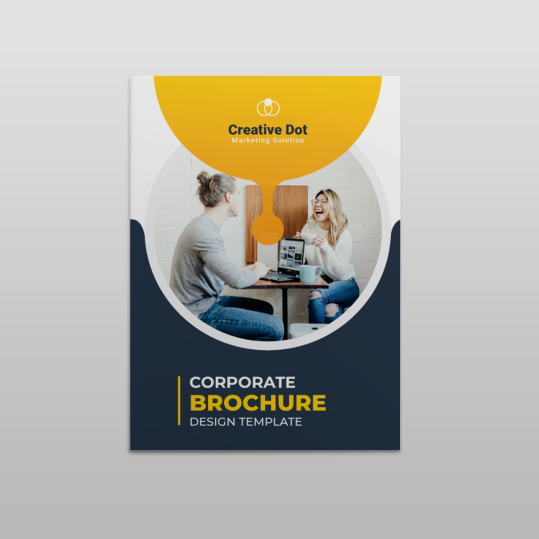 Stylish Corporate Brochure Template cover image.