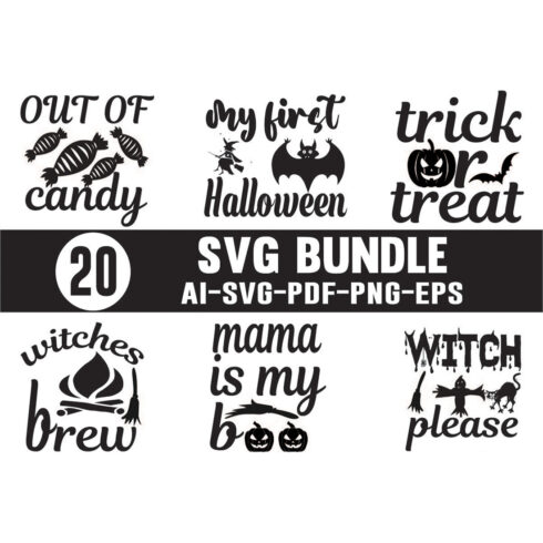 Halloween SVG Design Bundle main cover