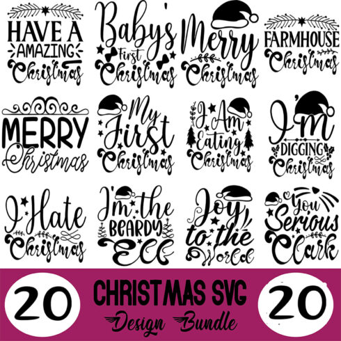 Christmas SVG Quotes main cover.