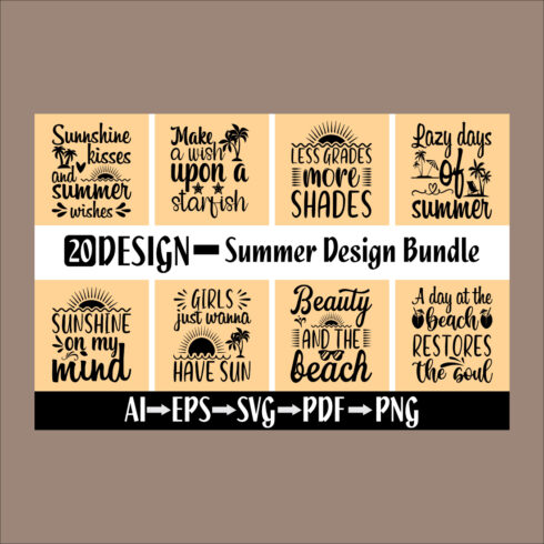 Summer Design Bundle main cover