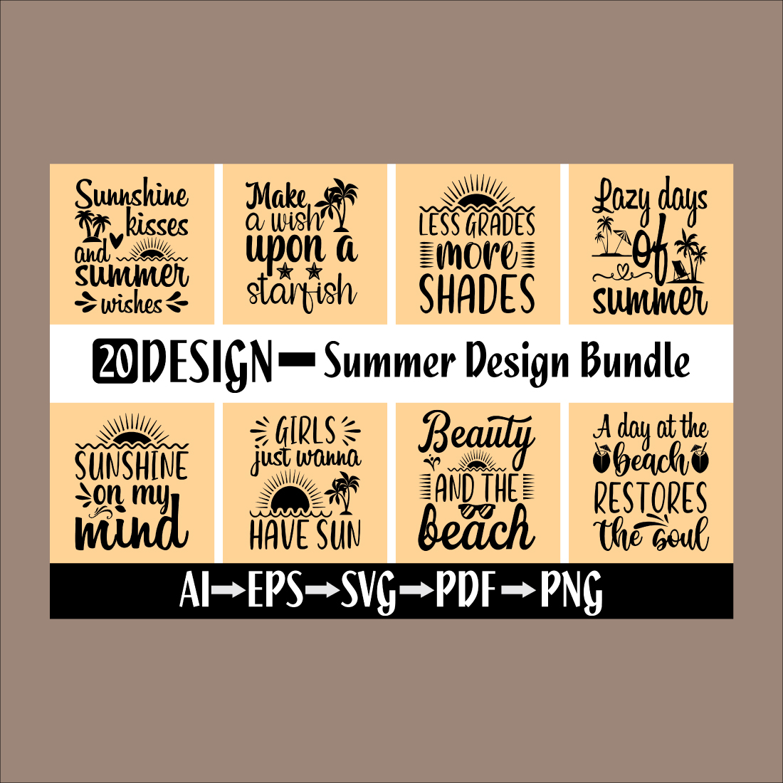 Summer Design Bundle main cover