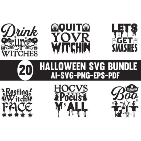 Halloween SVG Design Bundle.