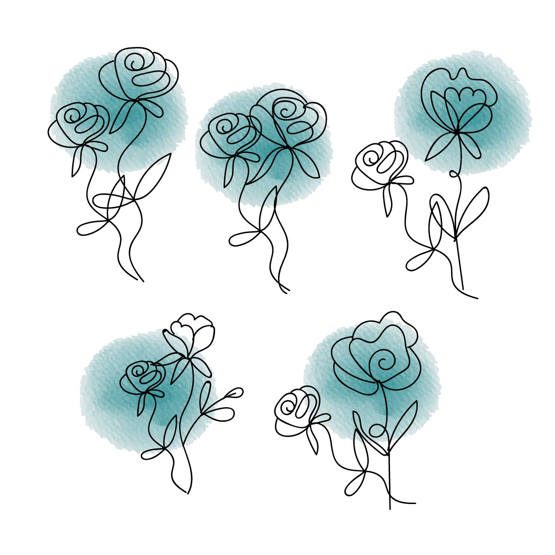 Small Rose Clipart main cover.