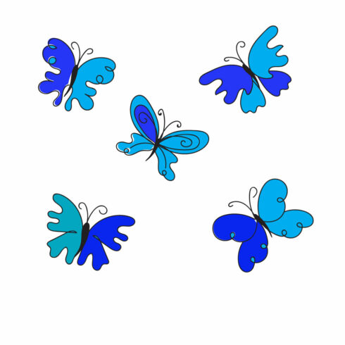 Butterfly Clipart Vector main cover.