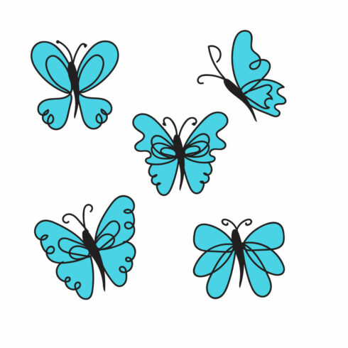 Butterfly Flat SVG Bundle main cover