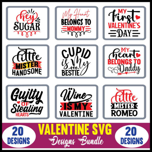 Valentine Designs Bundle main cover