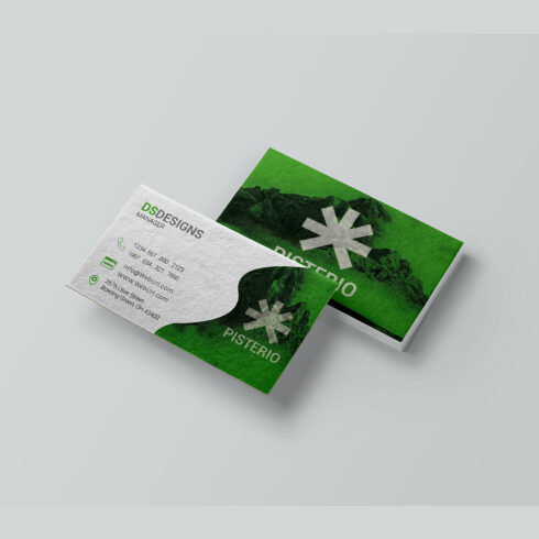 Simple Unique Business Card Design main cover.