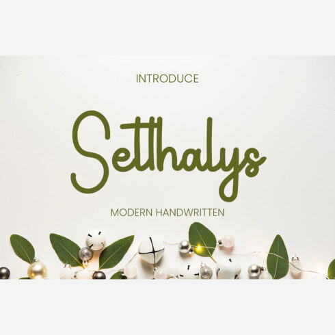 Setthalys Font main cover