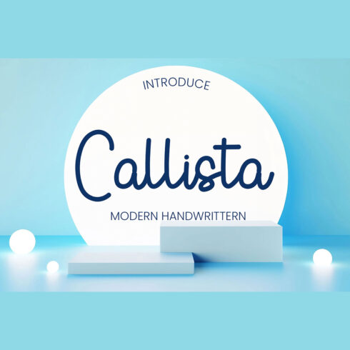 Amazing Callista font cover