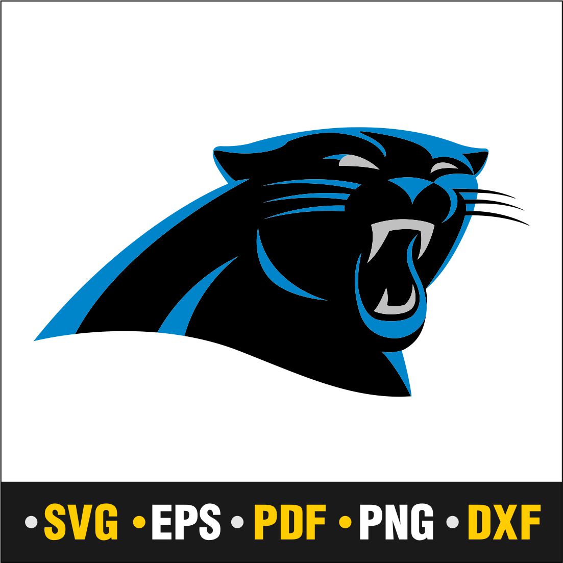 Carolina Panthers SVG, PDF, PNG, DXF, EPS - MasterBundles