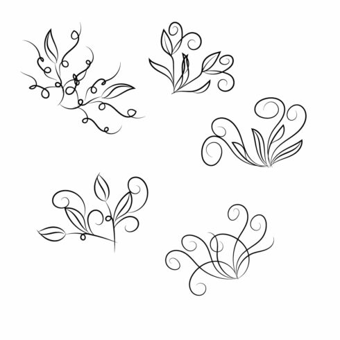 Flower Branch Tree SVG Bundle preview.