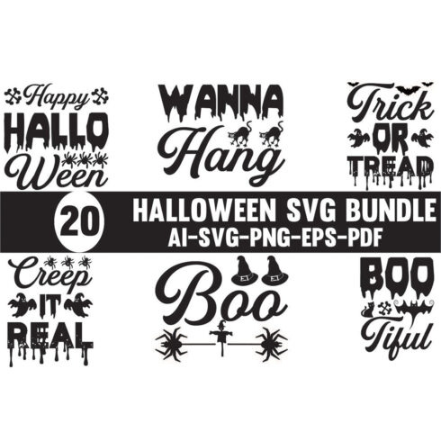 Halloween SVG Design Bundle main cover