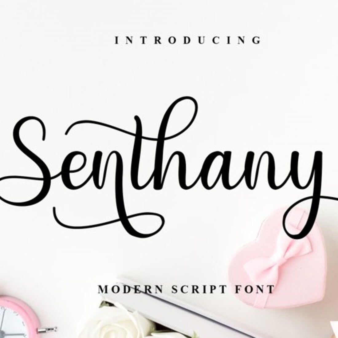 Senthany Modern Handwritten Font cover image.