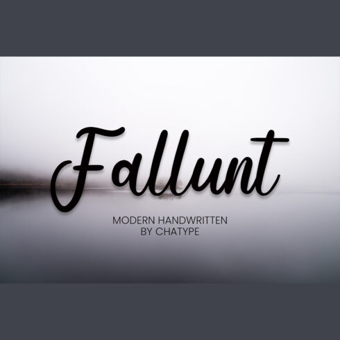Font Fallunt Calligraphy cover image.