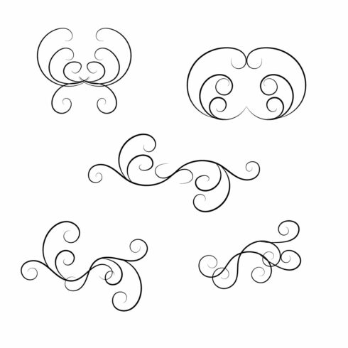 Preview image for Branch Ornament SVG Bundle Design.