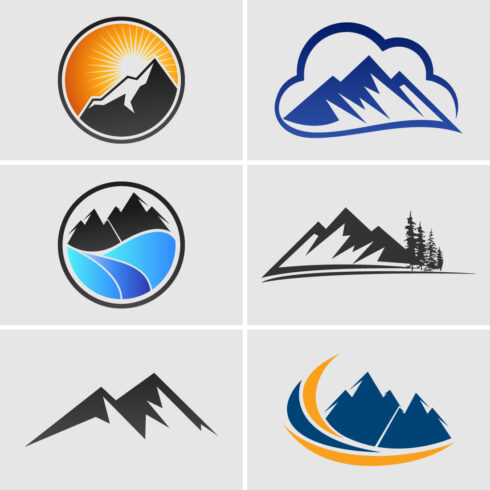 Mountain Logo Designs Concept main cover