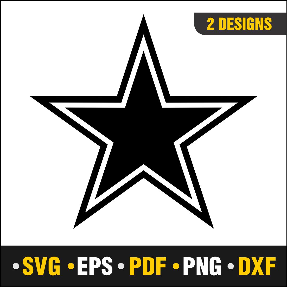Dallas Cowboys SVG, PDF, PNG, DXF, EPS.
