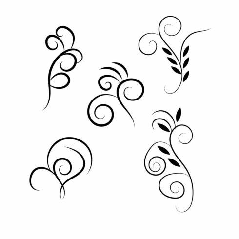 Floral Border Ornament SVG Bundle main cover