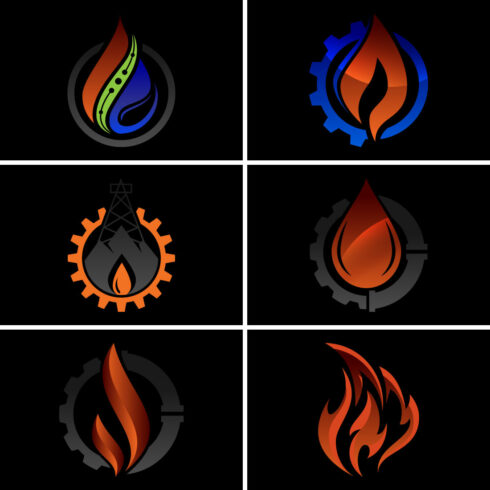 Flame Logo Design main cover.