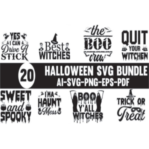 Halloween SVG Design Bundle main cover