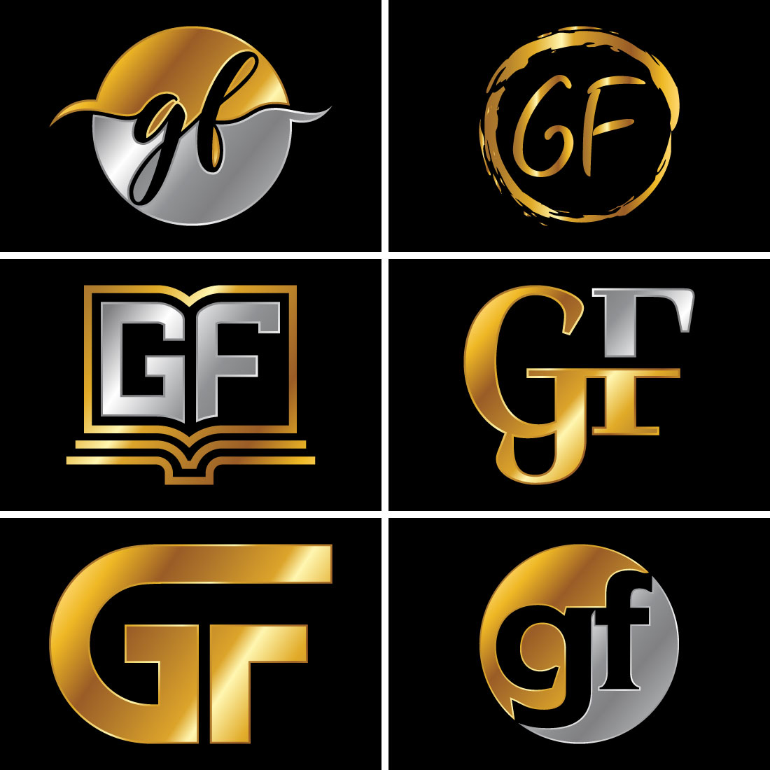 Gf logo Vectors & Illustrations for Free Download | Freepik