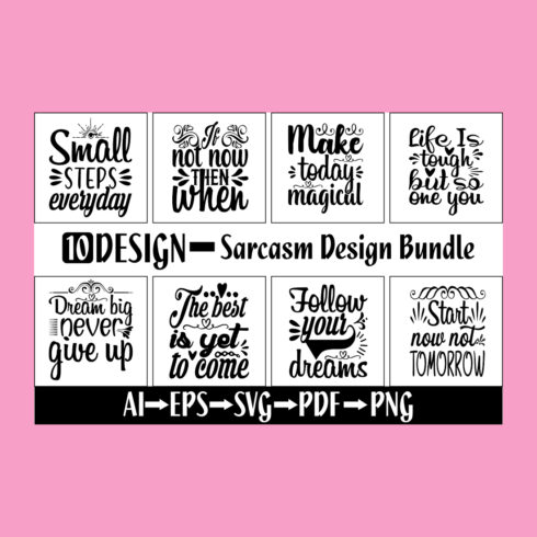 Sarcasm Design Bundle main cover