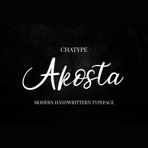 Akosta Font main cover
