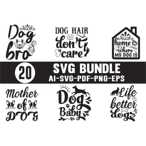 Dog SVG Design Bundle.