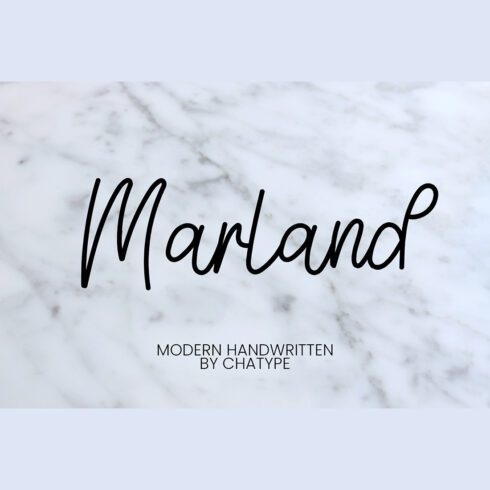 Marland Font main cover