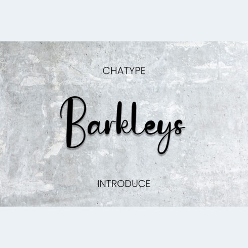 Charming Barkleys font cover