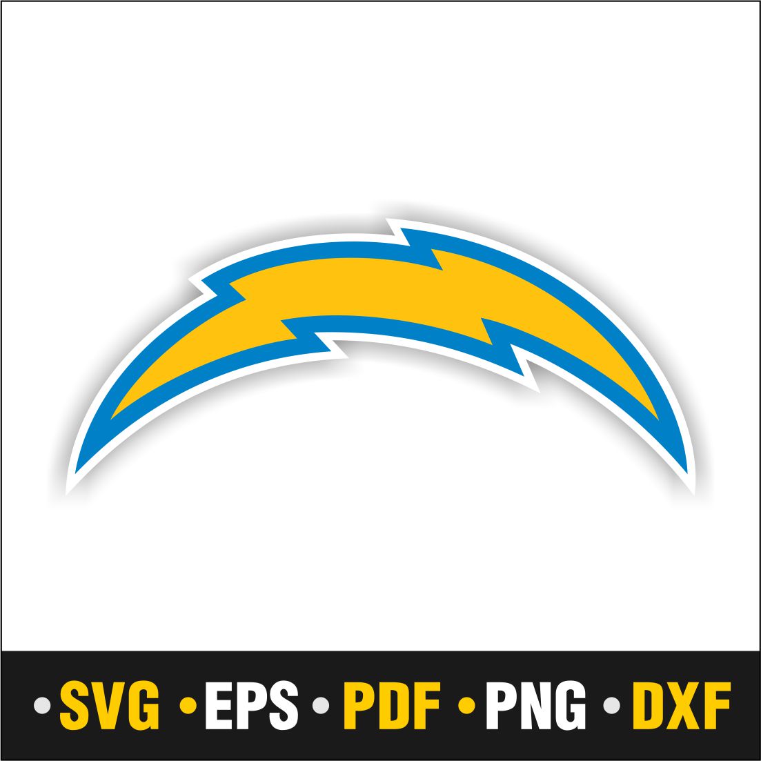 Los Angeles Chargers Bundle Logo Svg, Sport Svg, LA Chargers