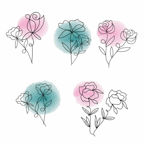 Rose Clipart JPG main cover.