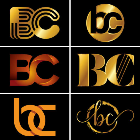 B-C Initial Letter Logo Design main cover.